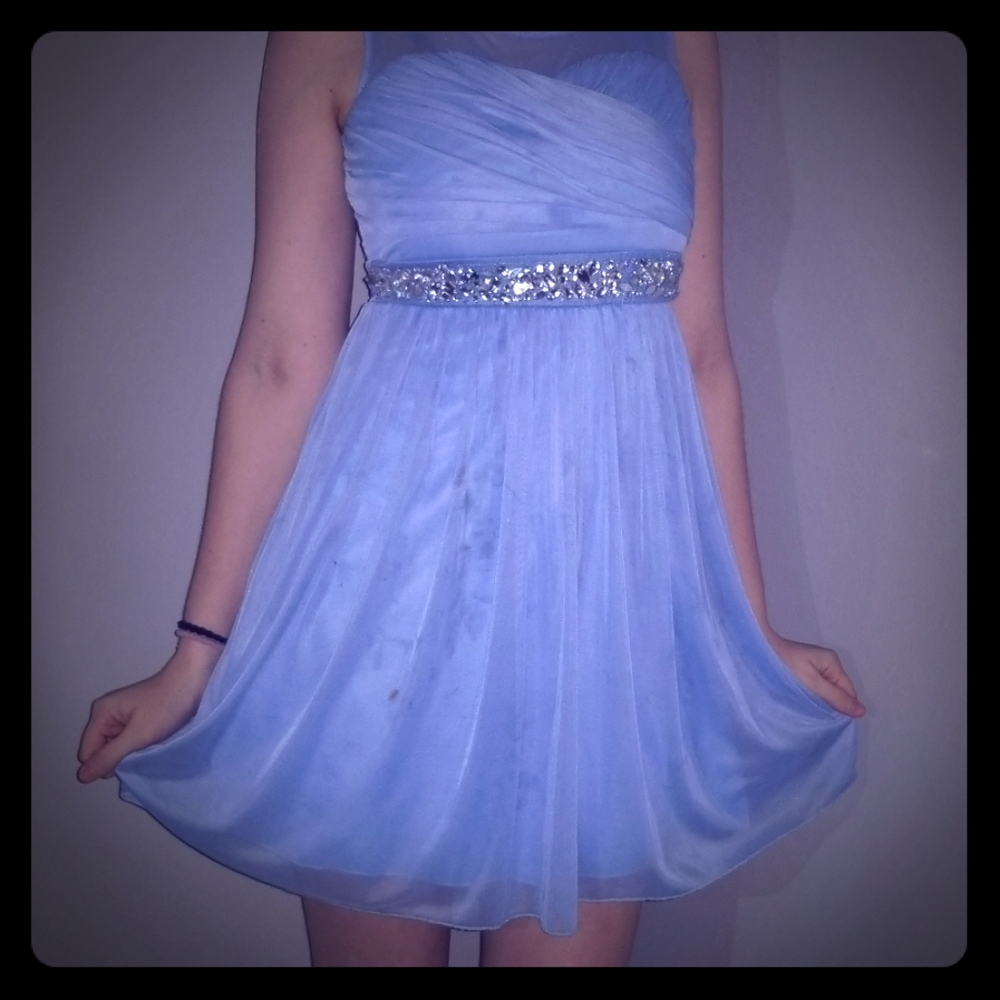 Blue dress
